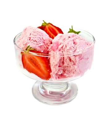 Natural Strawberry Ice Cream