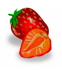 Natural Ripe Strawberry